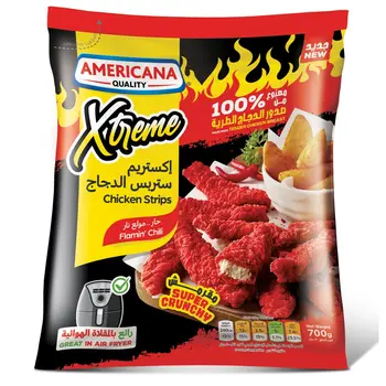 Americana Xtreme Spicy Crispy Chicken Strips 700g