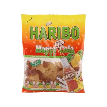 هاريبو حلوى جلي هابي كولا حامض 160جرام