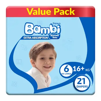 Sanita Bambi Diapers XXL 21 Pieces