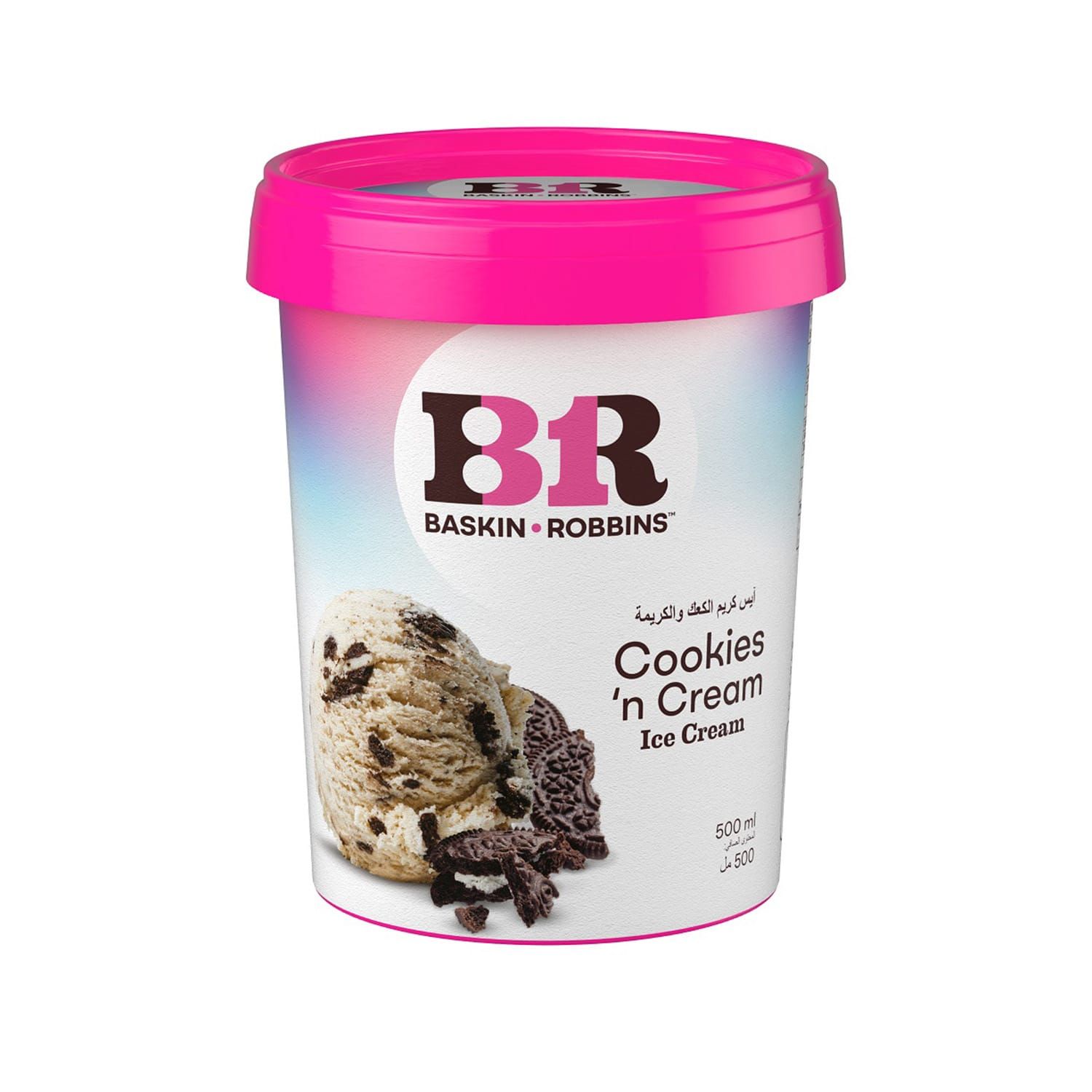 Baskin Robbins Cookies 'N Cream Ice Cream 500ml
