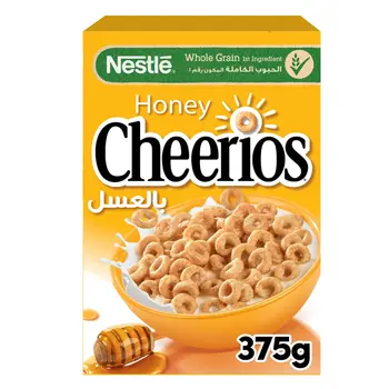 Nestle Honey Cheerios Breakfast Cereal 375g