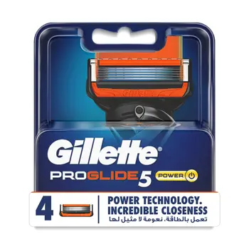 Gillette Fusion Proglide Power Men's Razor Blades 4 Pieces