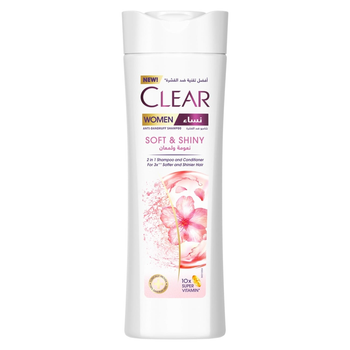 Clear Shampoo Soft & Shiny For Women 400Ml