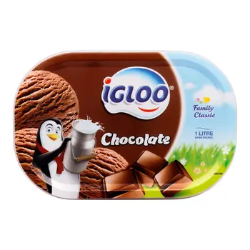 Igloo Family Classic Chocolate Ice Cream 1L
