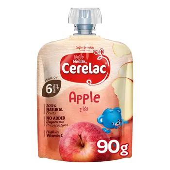 نستله سيريلاك تفاح مهروس 90جرام