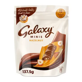 Galaxy Minis Hazelnut Chocolate 137.5g