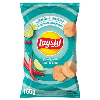 Lay’s Chili Lime Potato Chips 155g