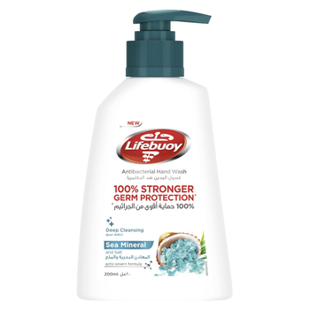 Lifebuoy Antibacterial Liquid Soap and Hand Wash Sea Mineral 200Ml