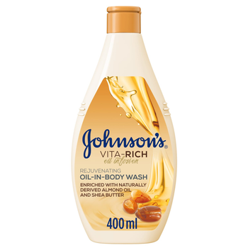 Johnson's Vita-Rich Almond Oil & Shea Butter Body Wash 400Ml