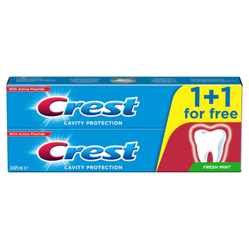 Crest Fresh Mint Cavity Protection Toothpaste 2x125Ml