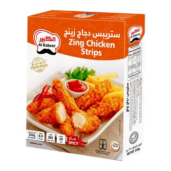Al Kabeer Zing Spicy Chicken Strips 320g