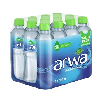 Arwa pH 7 Balanced Low Sodium Drinking Water 12x500ml