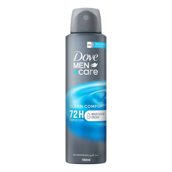 Dove MenWithCare Antiperspirant Deodorant Body Spray Clean Comfort 150Ml