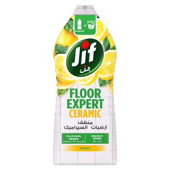 Jif Floor Expert Liquid Cleaner, Ceramic, Lemon, 1.5L