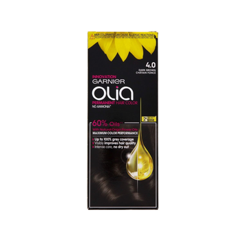 Garnier Olia Dark Brown Permanent Hair Color 1Boxe