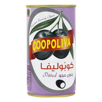Coopoliva Premium Spanish Black Pitted Olives 150g