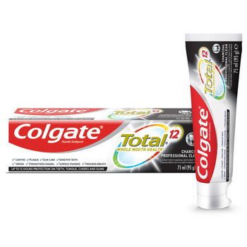 Colgate Toothpaste Total 12 Charcoal 75Ml