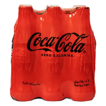 Coca Cola Zero Sugar Beverage 6×250Ml