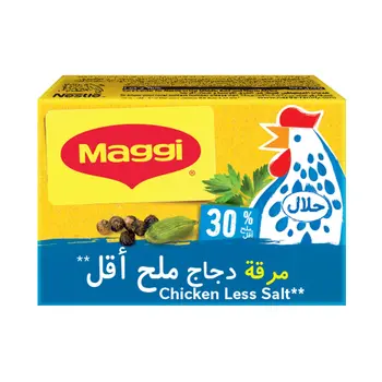 Maggi Chickenless Salt Stock 30% Less Salt 24X18g
