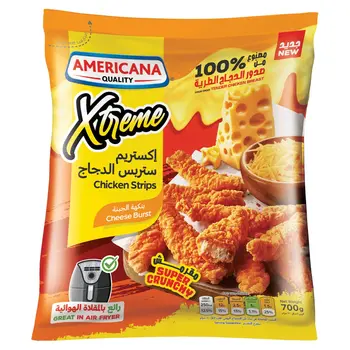Americana Xtreme Cheese Burst Chicken Strips 700g