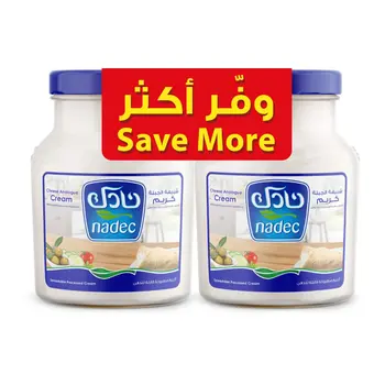 نادك جبنة كريمة قابلة للدهن 2×900جرام