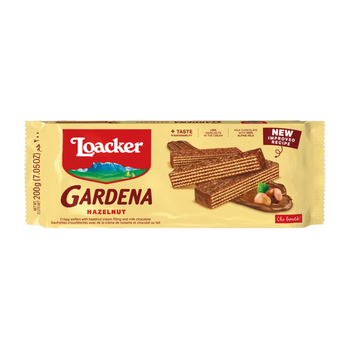 Loacker Gardena Hazelnut Crispy Wafers 200g