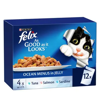 Purina Felix Ocean Menus Cat Food 12X85g