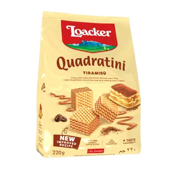 Loacker Tiramisu Quadratini 220g