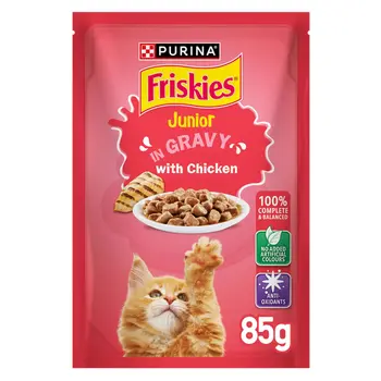 Purina Friskies Junior Chicken Wet Cat Food 85g