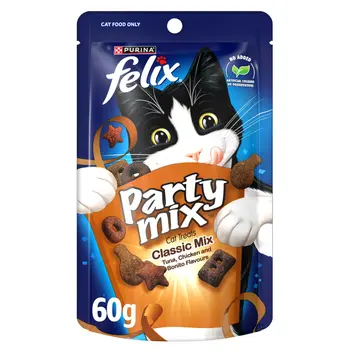 Felix Party Mix Tuna Chicken Bonito Cat Treats 60g