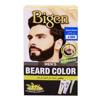 Bigen Natural Brown Men Beard Color 40g