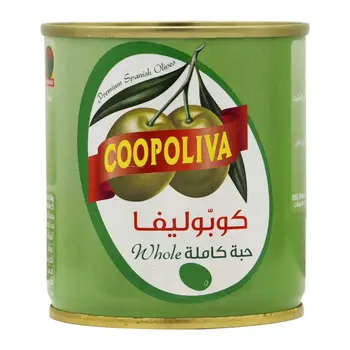 Coopoliva Whole Green Olives 100g