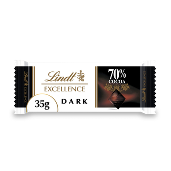Lindt Excellence 70% Cocoa Dark Chocolate 35g