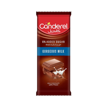 Canderel Gorgeous Milk Chocolate 100g
