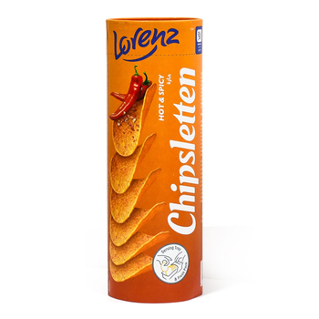 Lorenz Chipsletten Potato Hot & Spicy Chips 100g