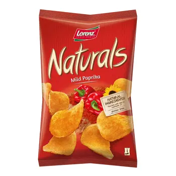 Lorenz Naturals Mild Paprika Potato Chips 110g