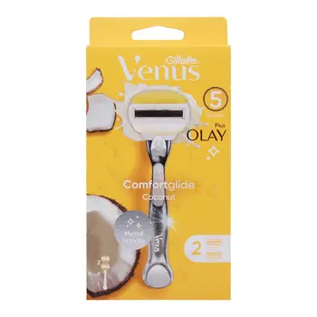 Gillette Venus 5 Olay Razor + 2 Refills 1Pieces