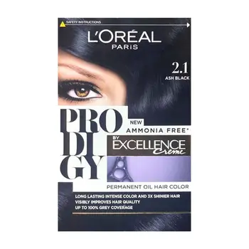 L'Oréal Excellence Ash Black Hair Color Ammonia-Free
