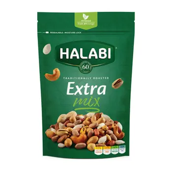 Halabi All-Natural Mixed Nuts Extra Mix 250g