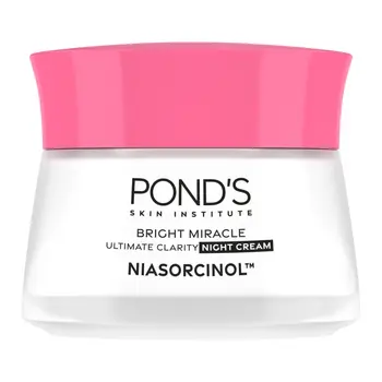 Pond'S Bright Beauty Serum Night Cream With Niacinamide Vitamin E And Glycerine 50g