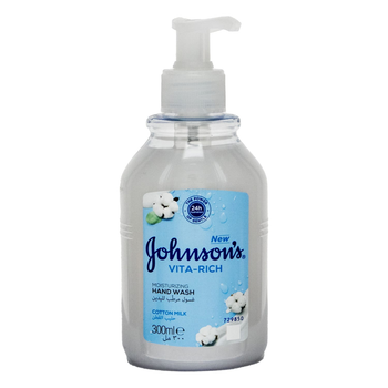 Johnson's Vita-Rich Cotton Milk Hand Wash 300ml
