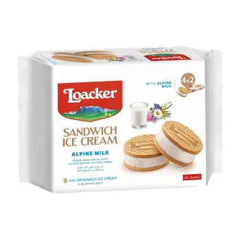 Loacker Gelato Biscotto Latte Ice Cream Sandwich 264G