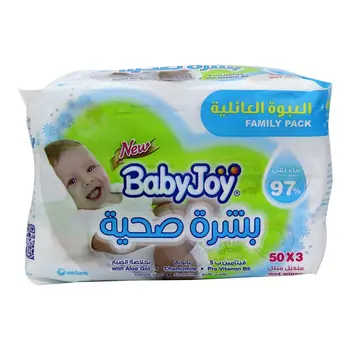 Babyjoy Wet Wipes with Aloe Gel 150 Sheets