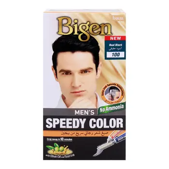 Bigen Speedy Color Natural Black Hair Dye for Men 1Pieces