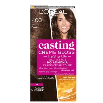 L'Oreal Paris Casting CrÃ¨me Gloss Hair Color Brown 400 1Pack