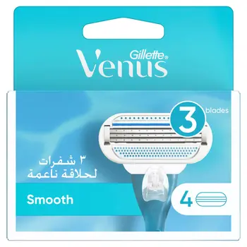 Gillette Venus Original Razor Blades For Women 4Pieces