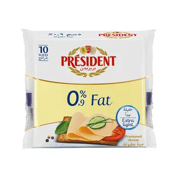 President Extra Light Processed Cheese 200g