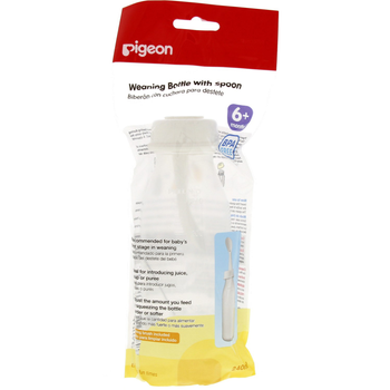 Pigeon Weaning Bottle with Spoon 240Ml