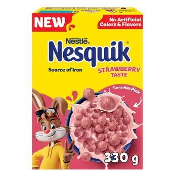 Nestle Nesquik Strawberry Cereal 330g