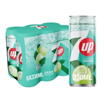 7UP Mojito Zero Lemon And Mint 6x330Ml